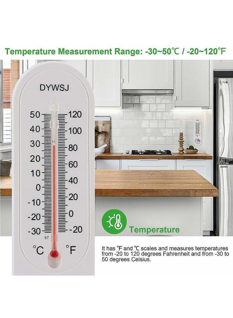 2 Pack Household Greenhouse Indoor Temperature And Humidity Precise Thermometer Hygrometer Design Sturdy, Easy To Operate, Multifunctional Weather Monitoring Device - Image 2